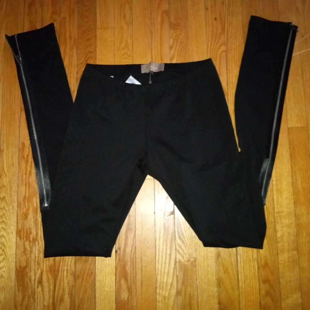 zipper leggings